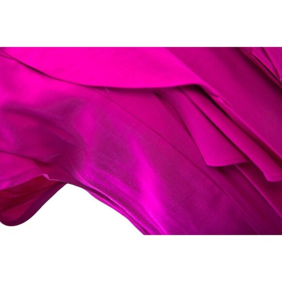 Vtg 1980s Women's Wild Rose 3 Piece Suit Set Hot Neon Pink Size 4 Petites NWT - Picture 4 of 7